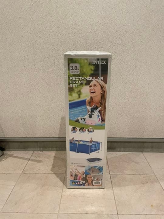 INTEX ■インテックスフレームプール■3m×2m×75cm■カバー付き新品