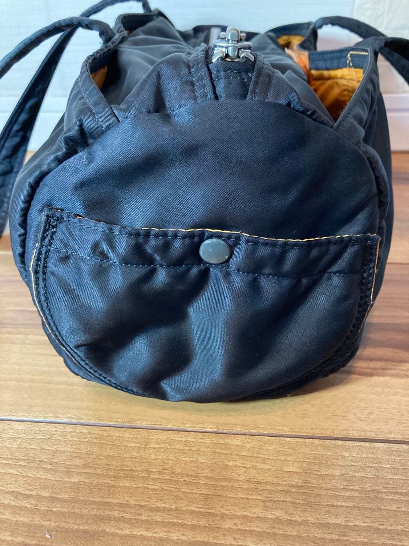 ポーター タンカー ドラムバッグ ミニボストンバッグ 黒 ナイロン