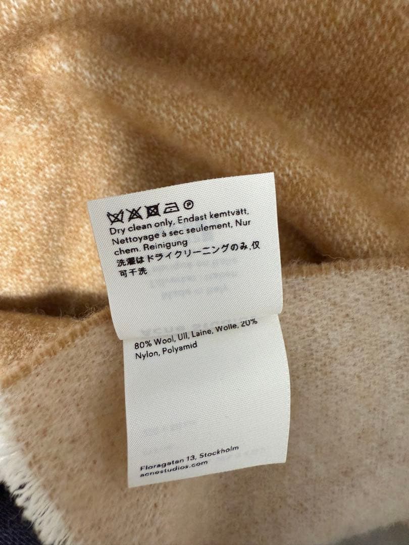 美品 Acne studios （アクネ ストゥディオス）マフラー 大判ストール