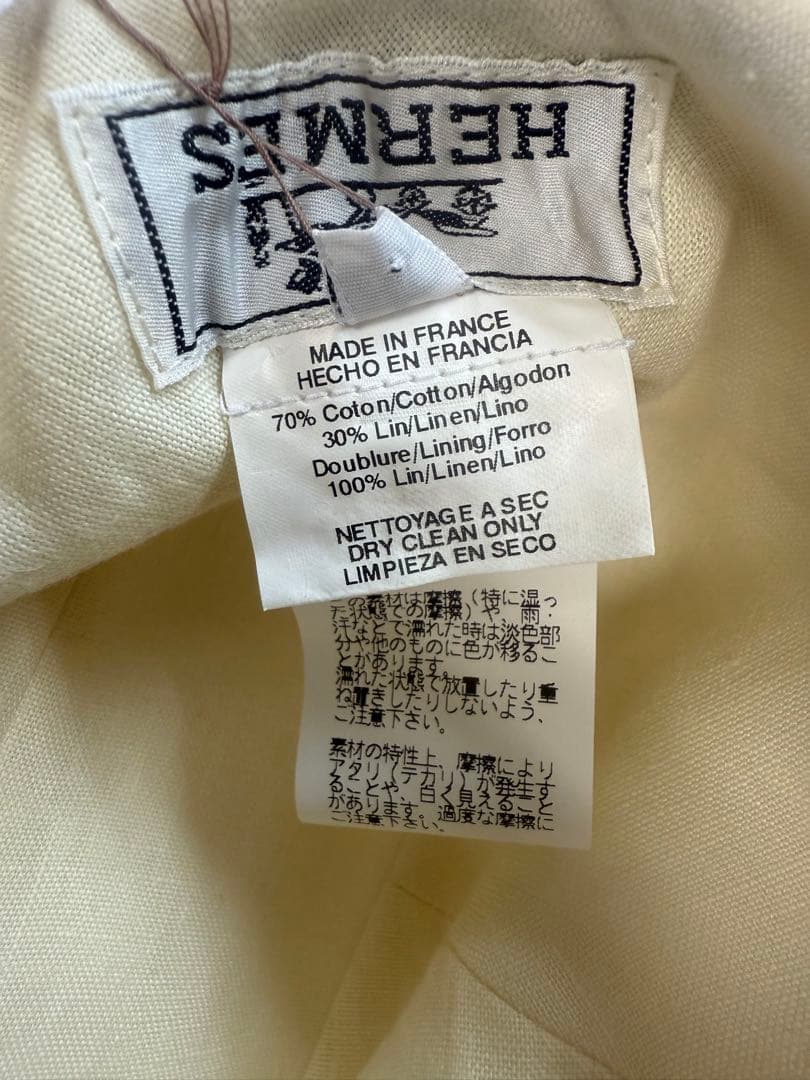 HERMES アウトドアハット 58サイズ ホワイト