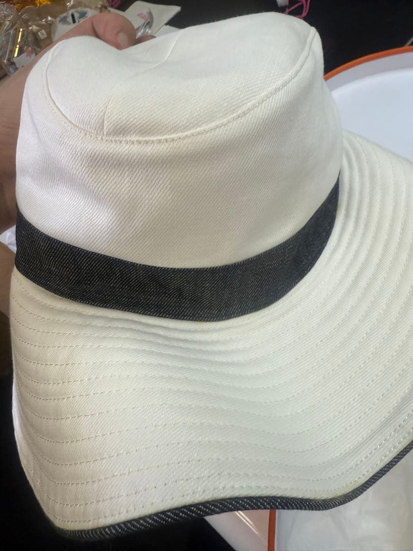 HERMES アウトドアハット 58サイズ ホワイト
