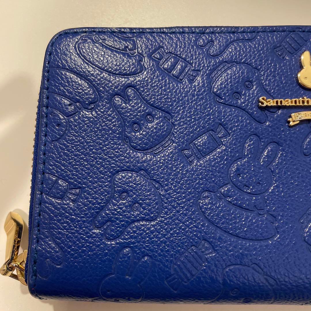 ミッフィ　Samantha Thavasa 長財布　ブルー
