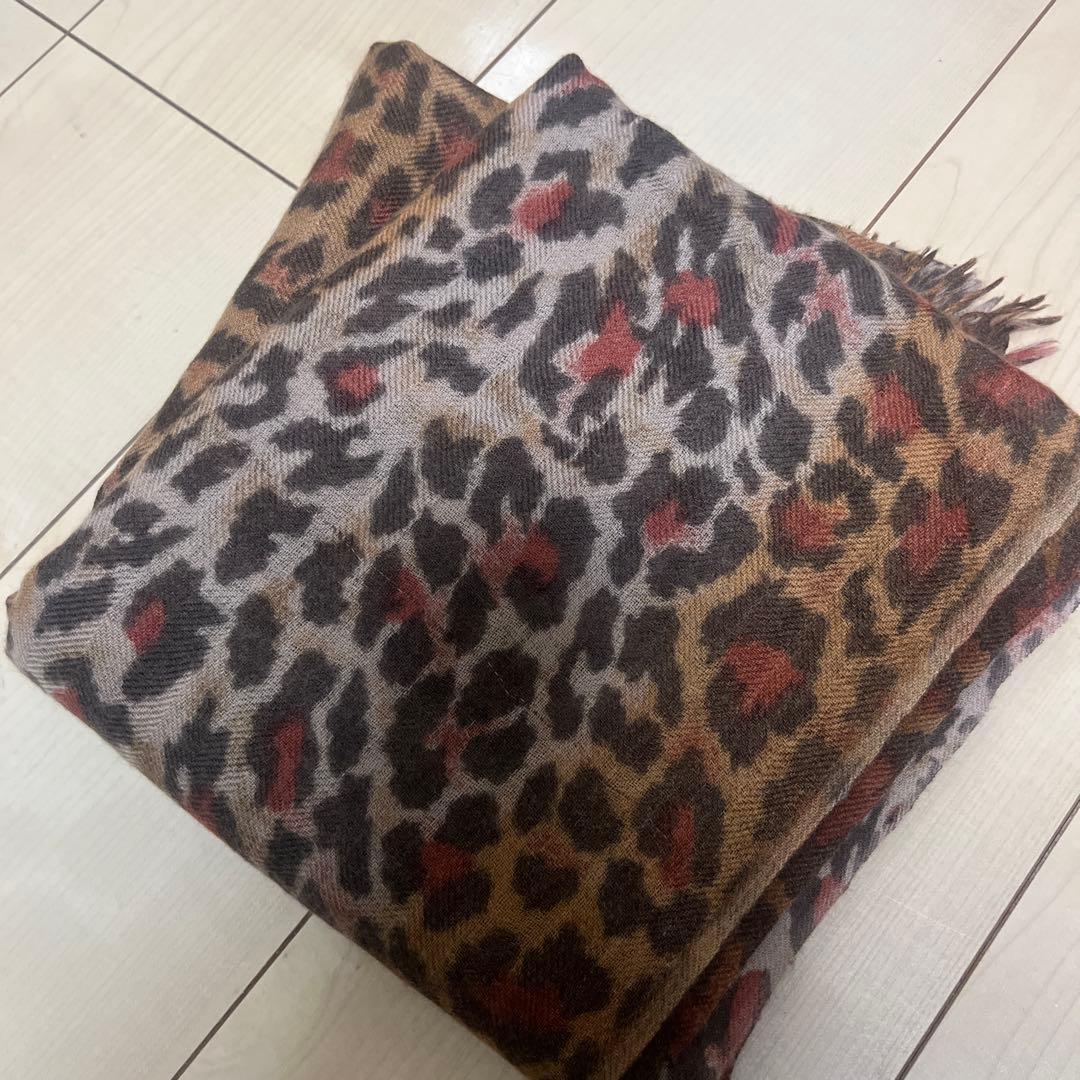 ドゥロワー 購入ドゥースグロワールフリンジ付きストールブラミンク