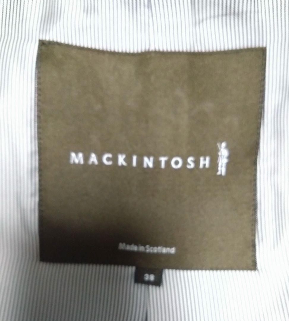 美品 英国製 Mackintosh シルク混ウール素材 Pコート