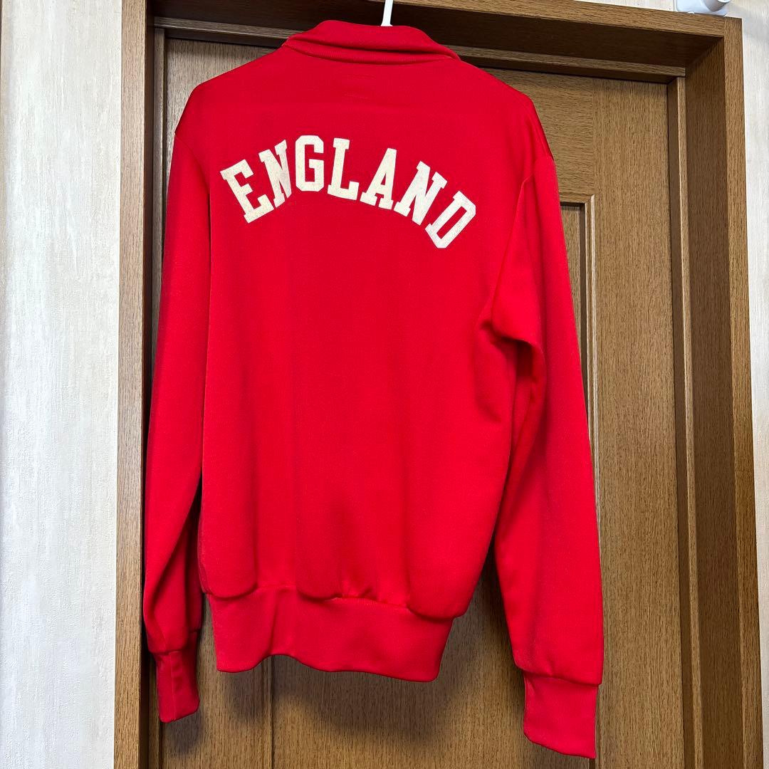 adidas イングランド紋章 ジャケット 赤 メンズ ジャージ