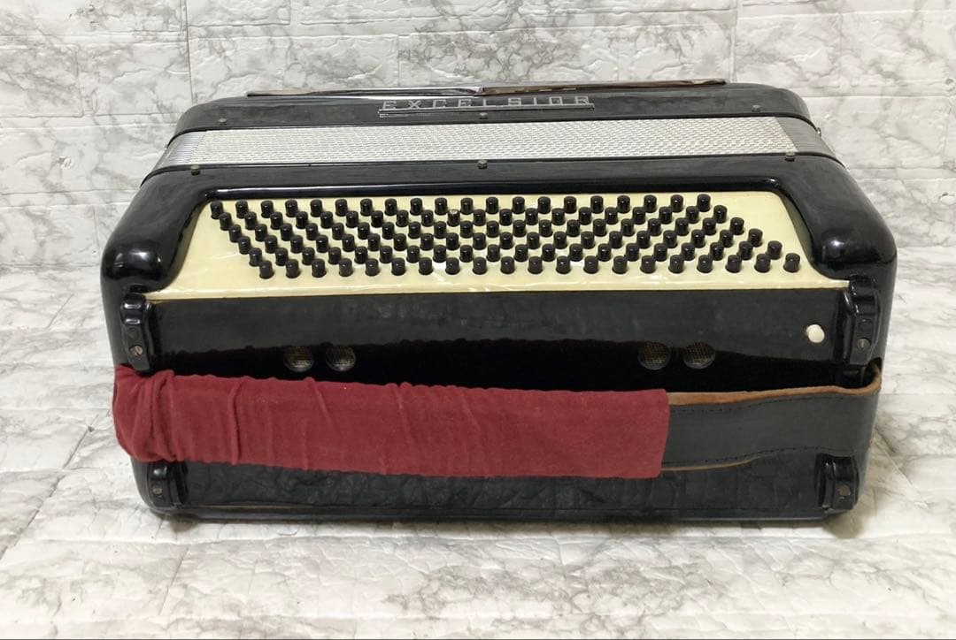 【音出し確認済 蛇腹良好】EXCELSIOR アコーディオン Mod.303/S