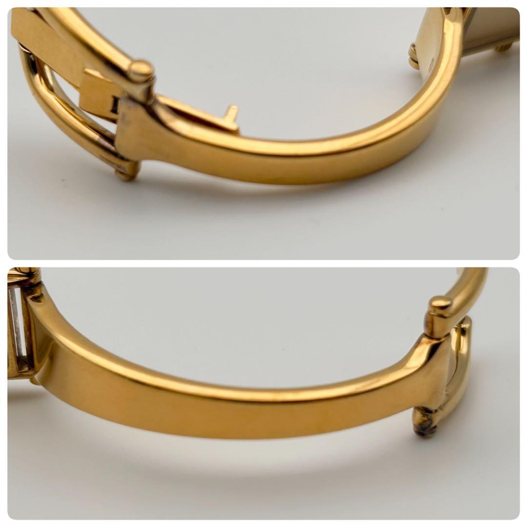 【新品電池 稼働】GUCCI グッチ 1500 GOLD バングルウォッチ