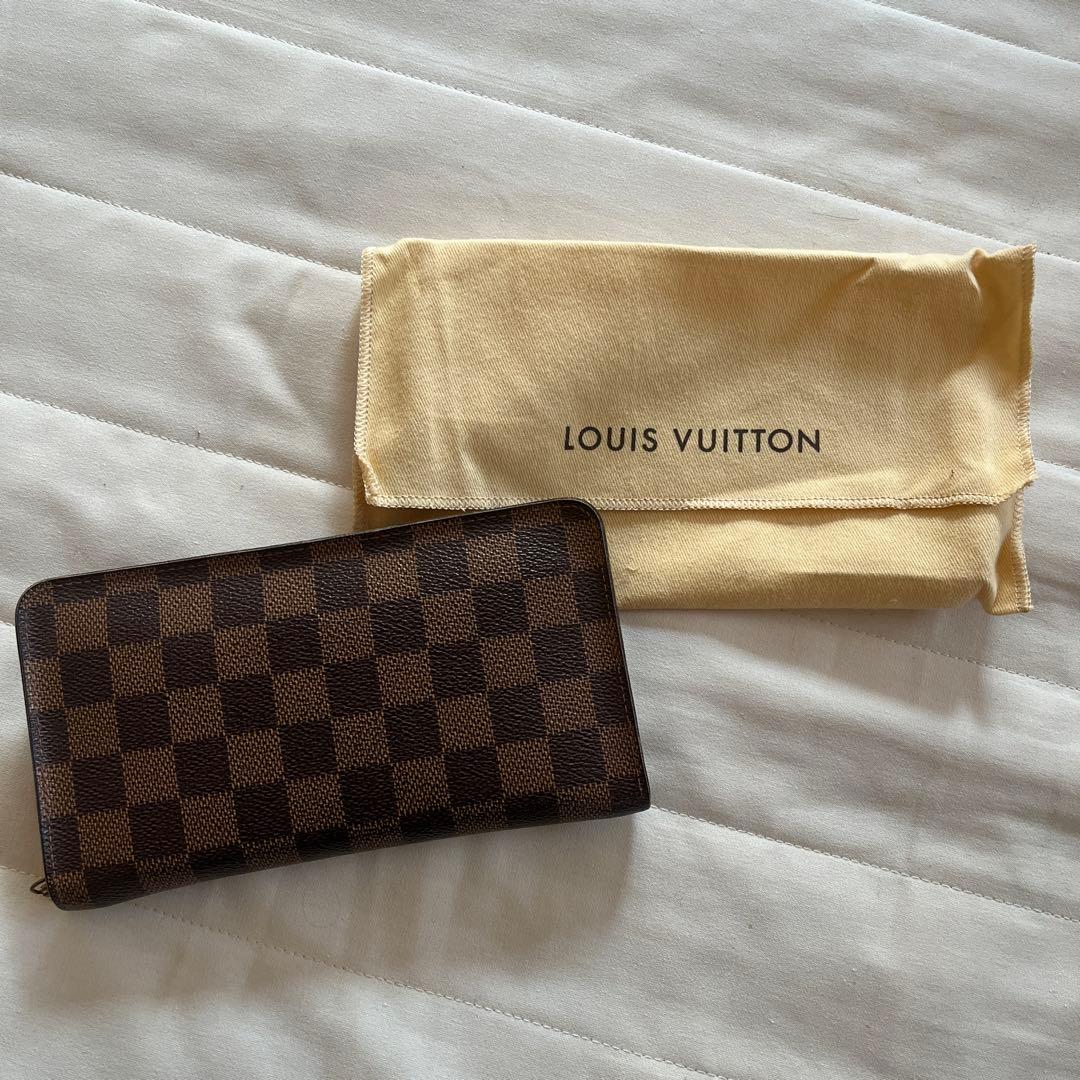 【正規品】早い方優先　ルイヴィトン　ダミエ・キャンバス 長財布 ブラウン