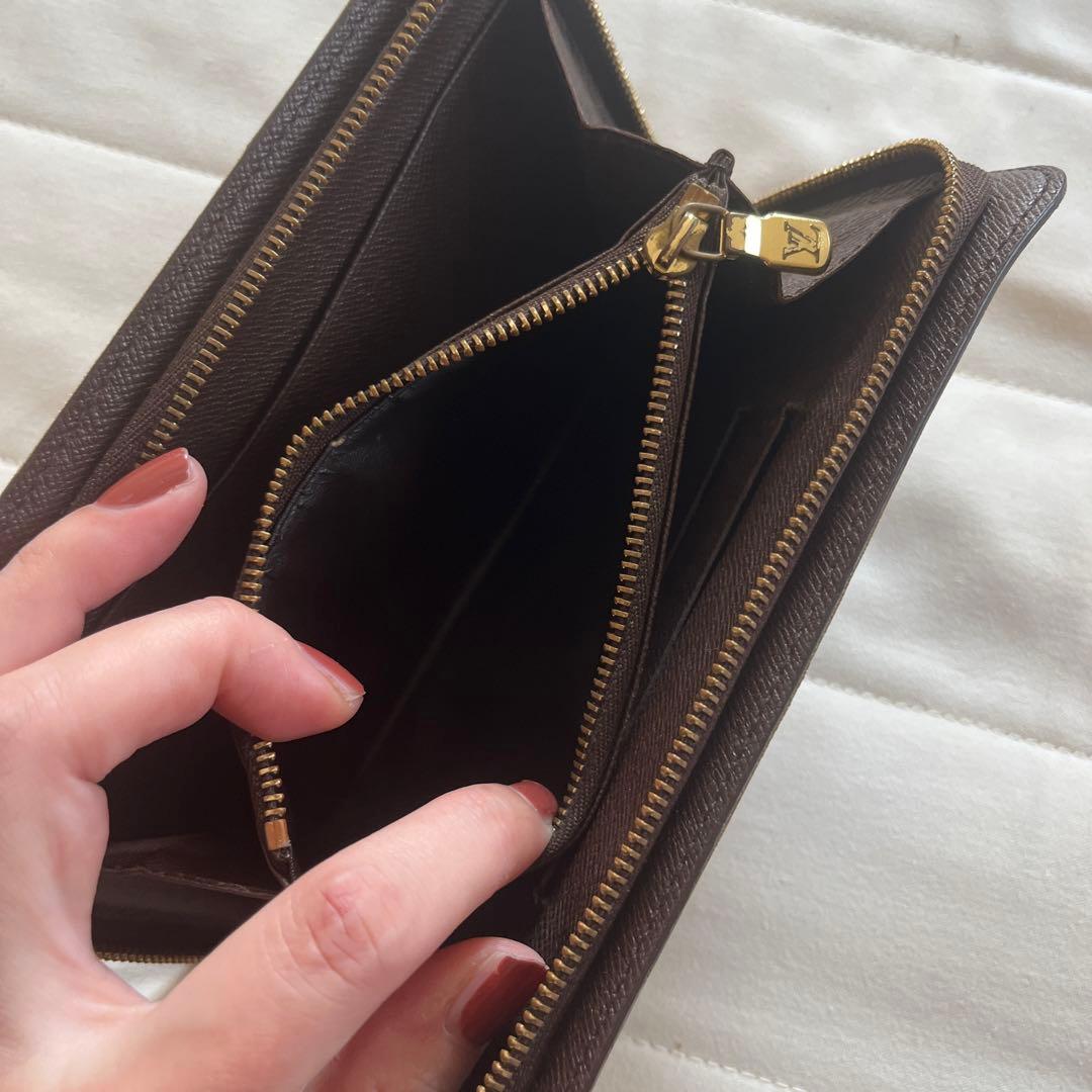 【正規品】早い方優先　ルイヴィトン　ダミエ・キャンバス 長財布 ブラウン