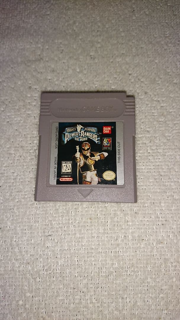 マイティモーフィン パワーレンジャース ザムービー ゲームボーイ 動作品