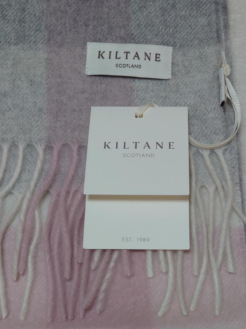 新品未使用【カシミヤ100%】KILTANEマフラー