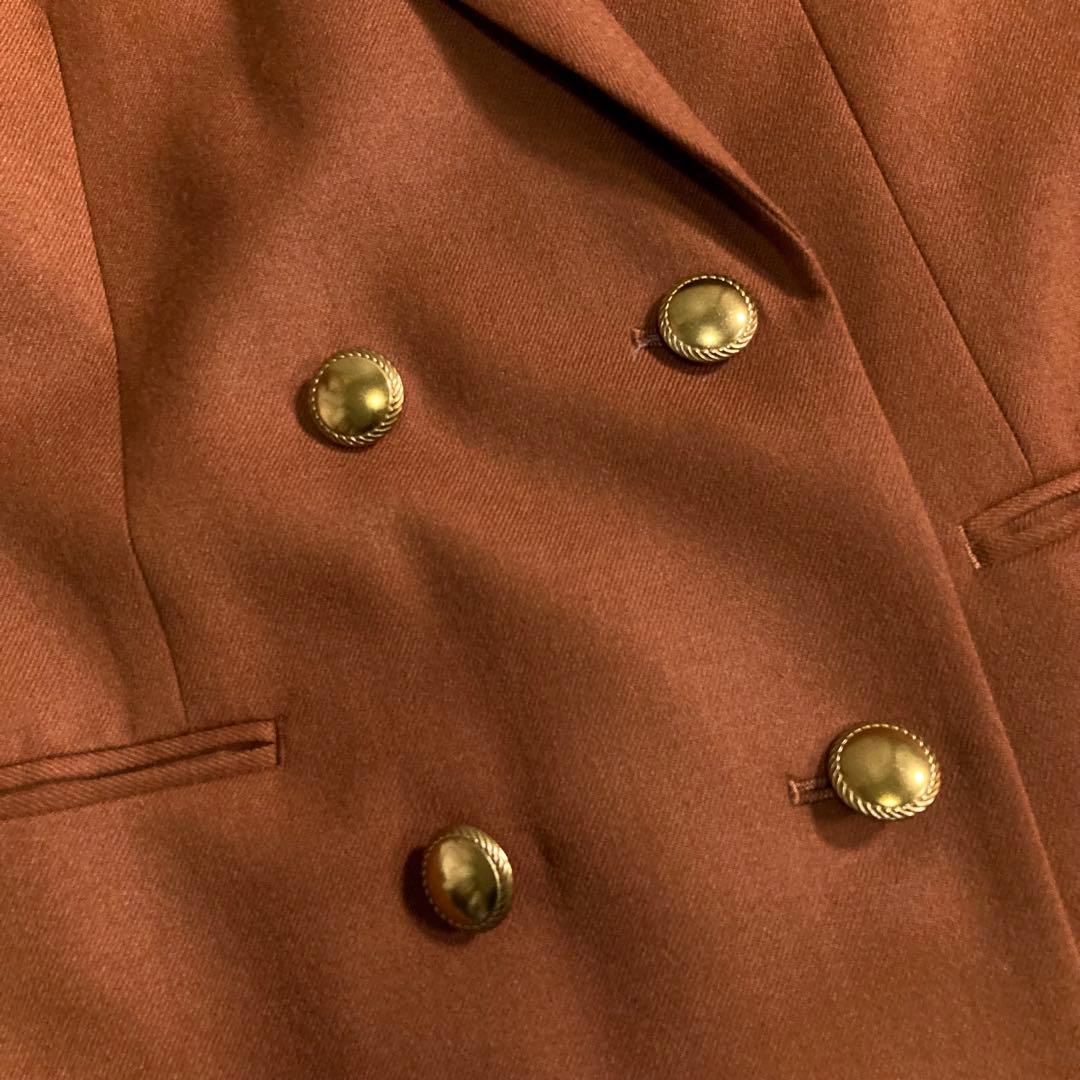 美品 アナイ 20AW ウールサキソニーダブルジャケット ブラウン 38