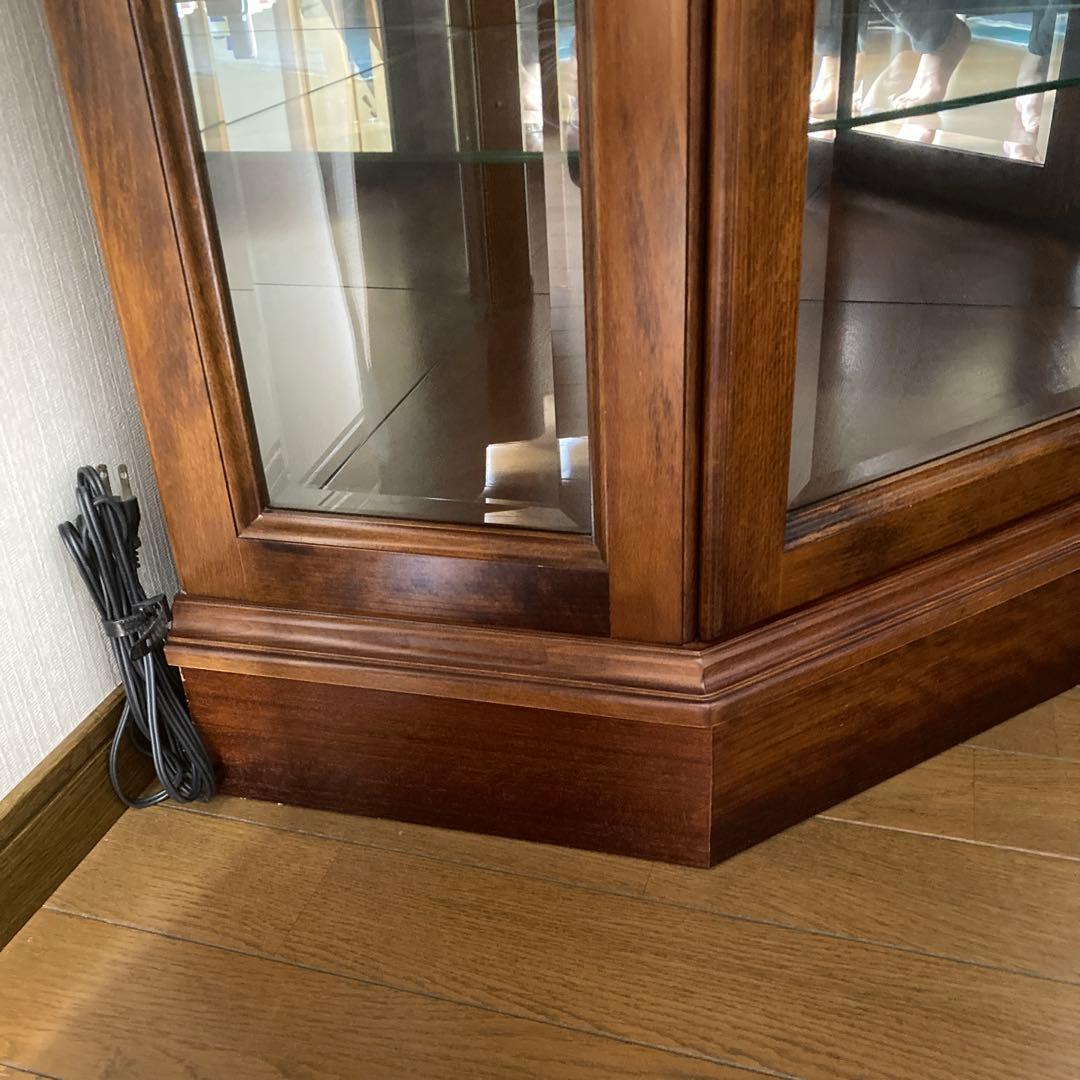 karimoku ガラスキャビネット 2段式