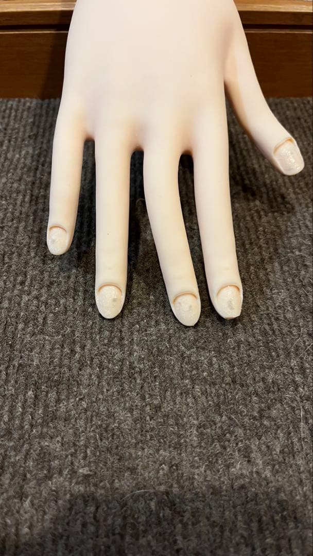 JNEC 認定モデルハンド　ネイル試験　ハンドくん　箱付き　骨折なし