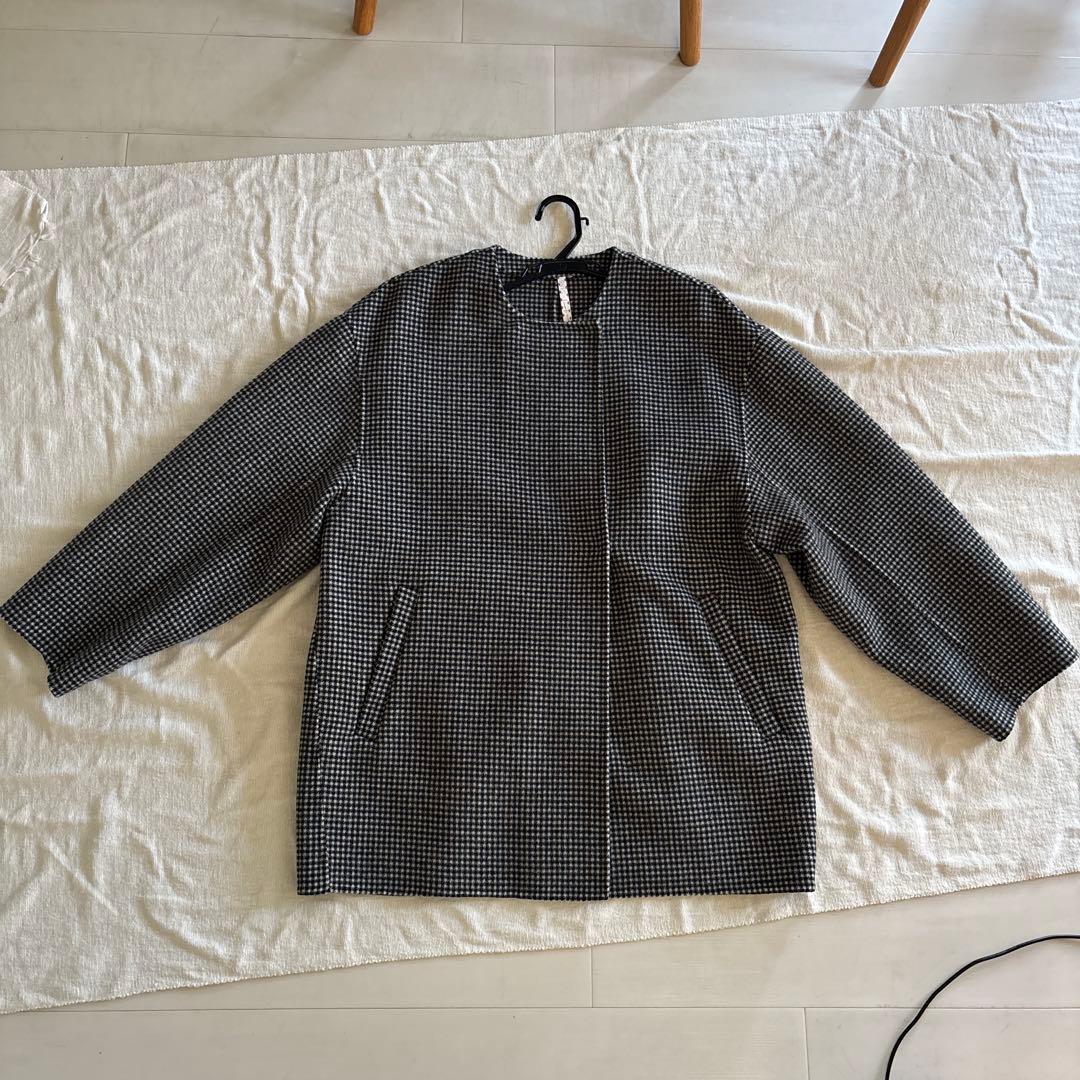 美品 スローブイエナ ハミルトン ダブルフェイスショートコート