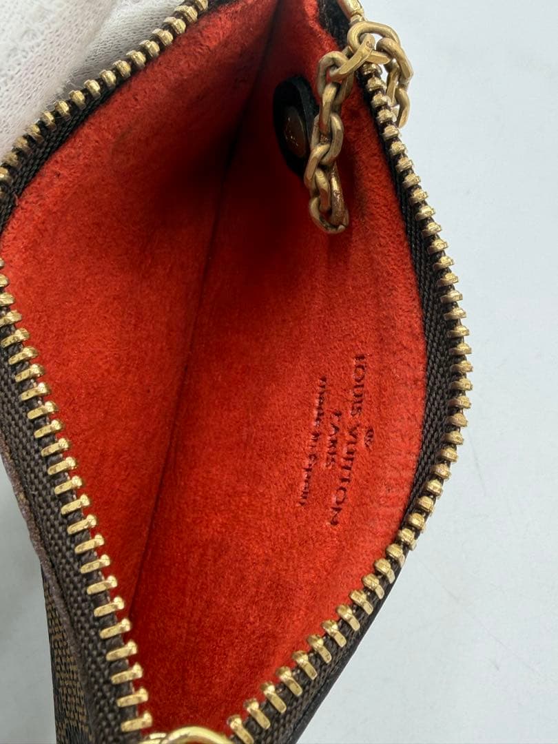 ルイヴィトン LOUIS VUITTON ケース　ポシェットクレ　ダミエ
