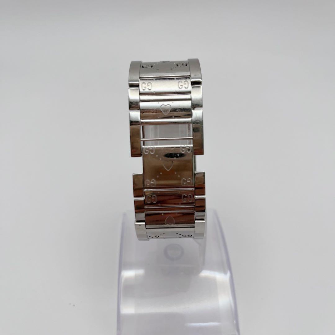 希少GUCCI グッチ トワール ハート バングルウォッチ 腕時計 シェル文字盤