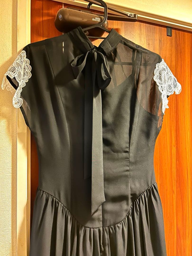 etoll ドロップウエストスリーブレースドレス【限定値下げ】