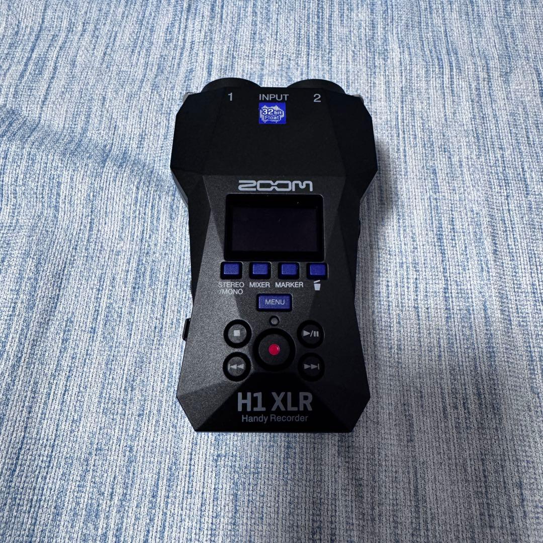 【美品】ZOOM H1 xlr ポータブルレコーダー（32bit float）
