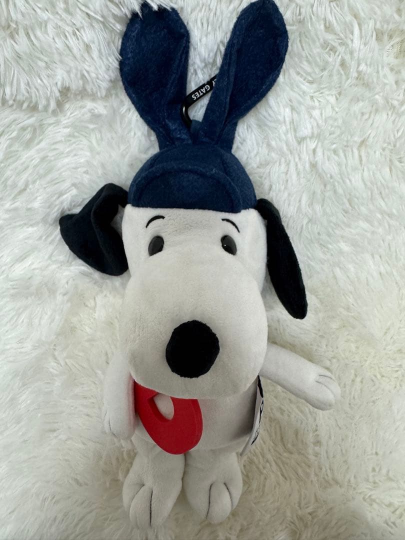 美品⭐️パーリーゲイツ×スヌーピー 耳付きSNOOPYぬいぐるみボールポーチ
