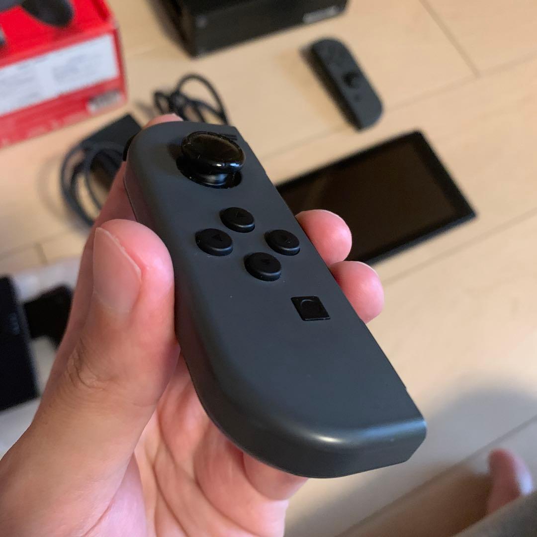 （美品）Nintendo Switch本体（グレー）