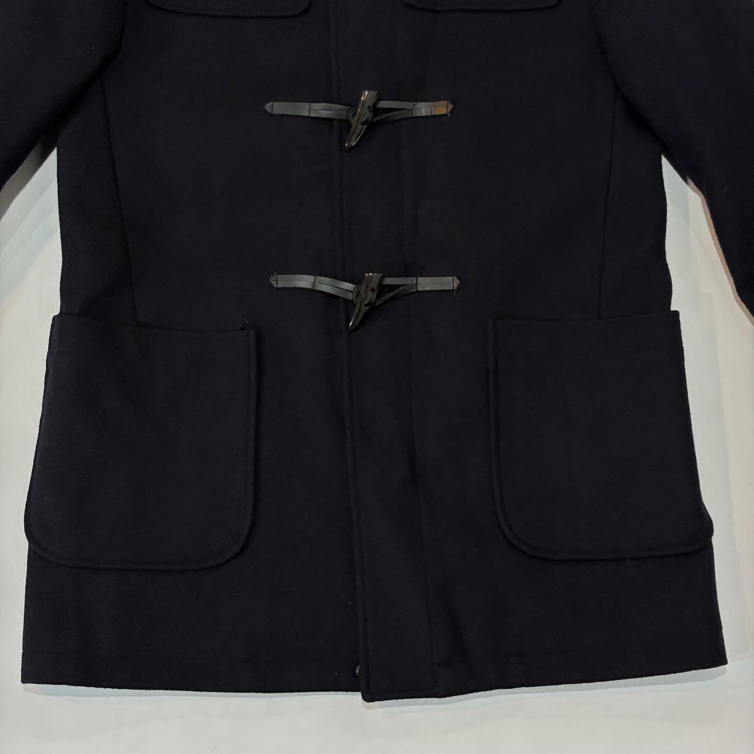 SILAS サイラス カシミヤ混 ウールダッフルコート ネイビー M