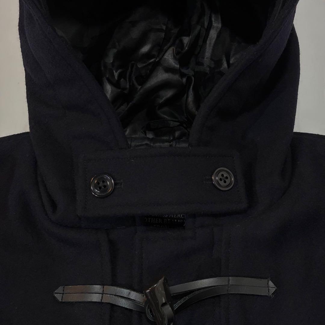 SILAS サイラス カシミヤ混 ウールダッフルコート ネイビー M