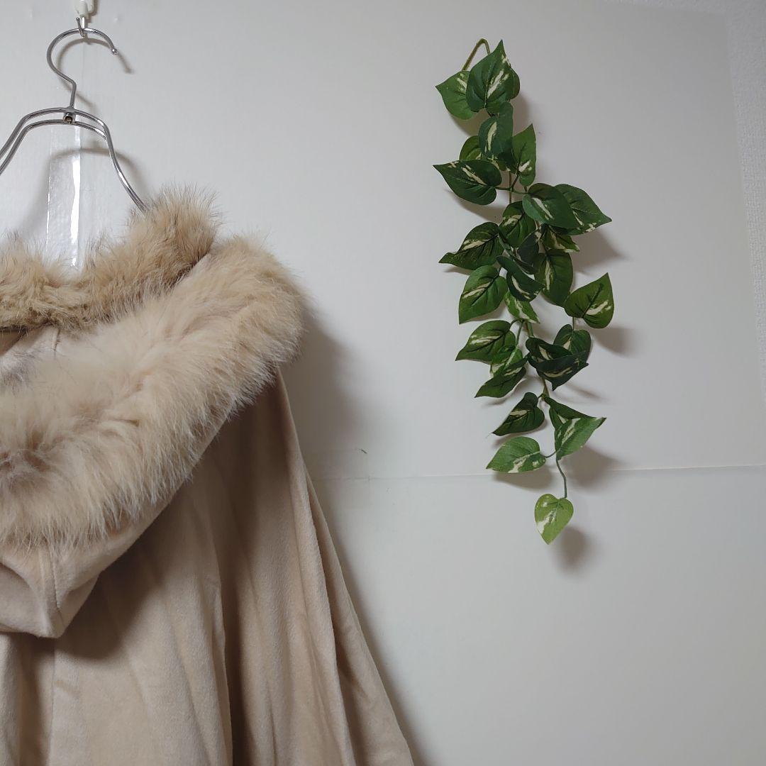 Jwhite フォックスファー カシミヤポンチョ フリー