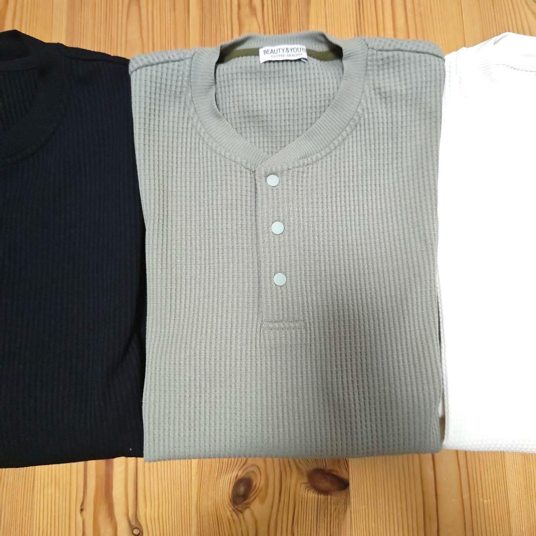 UNITEDARROWS B＆Y テックサーマルヘンリーネック 3枚セット 長袖