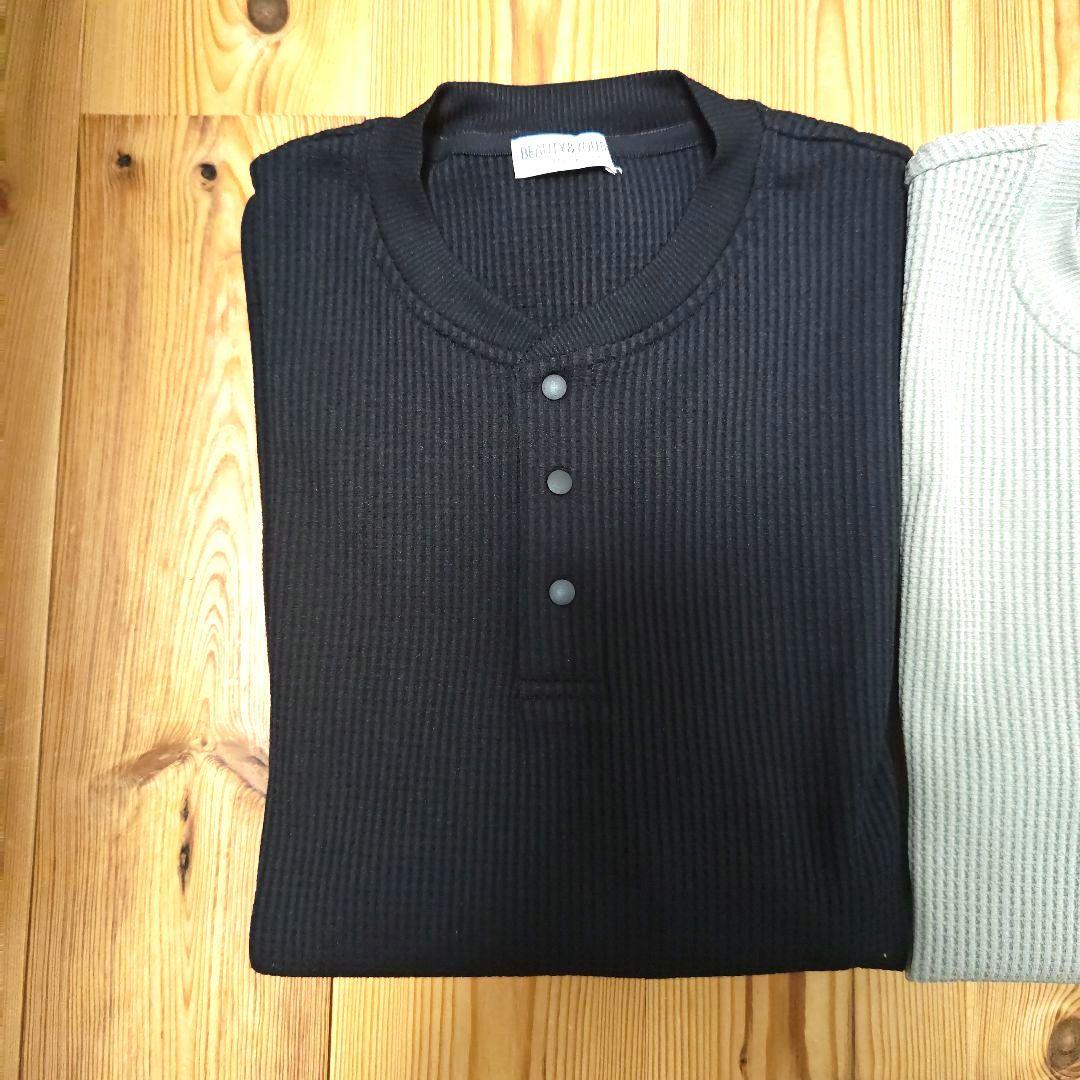 UNITEDARROWS B＆Y テックサーマルヘンリーネック 3枚セット 長袖