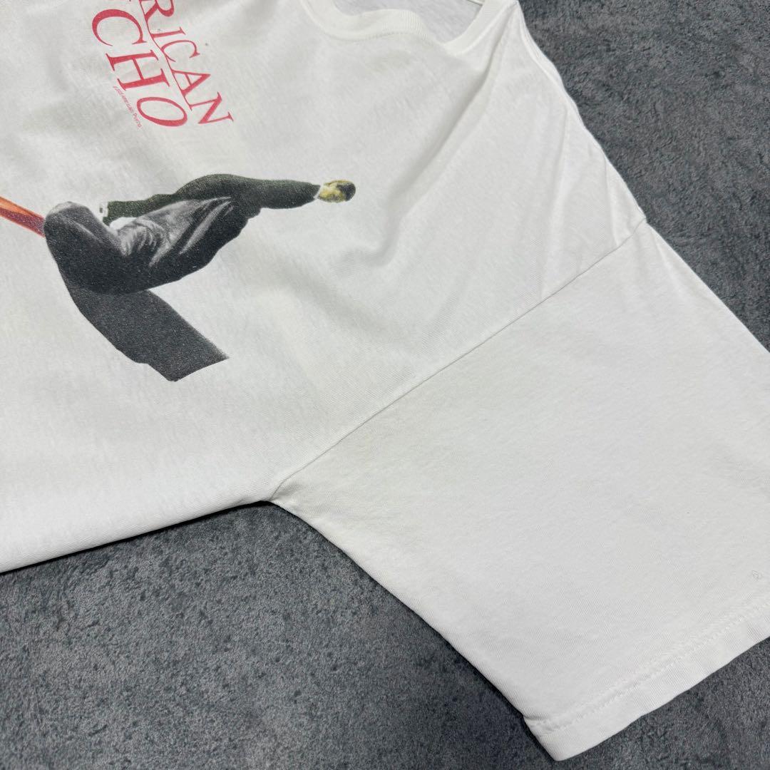 古着 00s アメリカン・サイコ 半袖 シャツ 映画 ムービー ホワイト 白