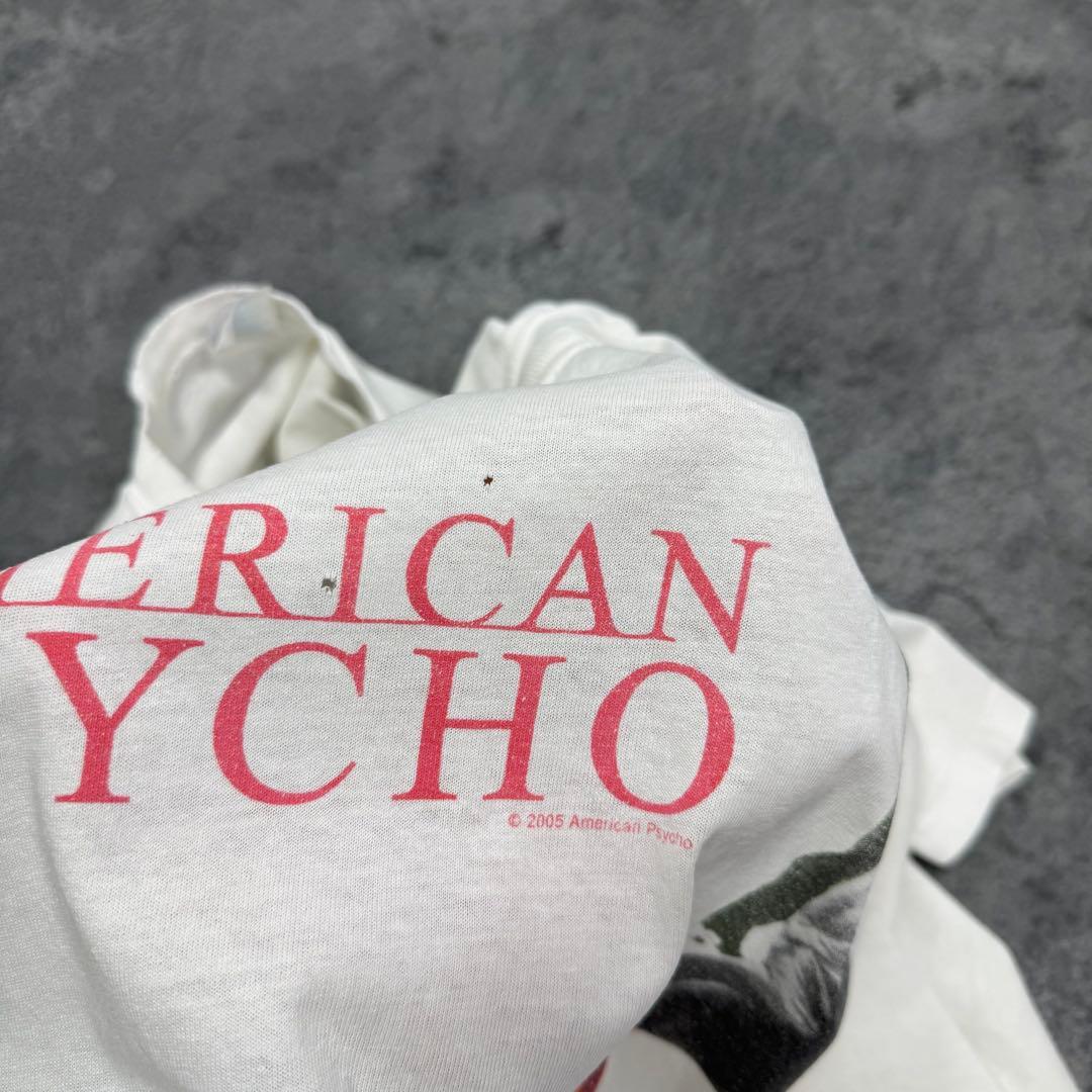古着 00s アメリカン・サイコ 半袖 シャツ 映画 ムービー ホワイト 白