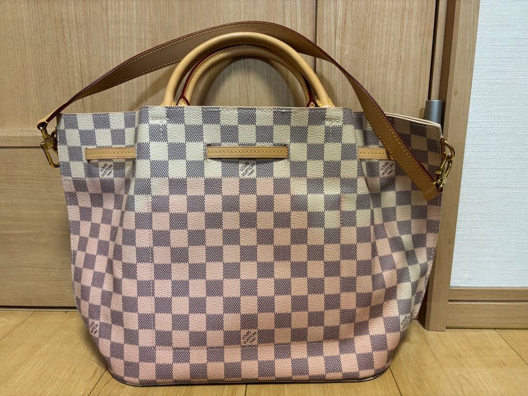 ルイヴィトン  ジロラッタ  ダミエ アズール 2way ハンドバッグ