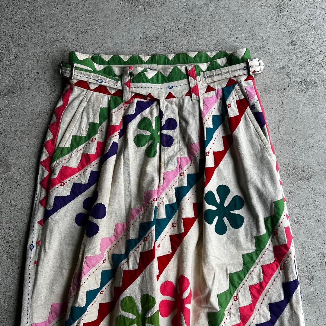 t*3様 Leh 23aw グルカパンツ　マルチカラー　ヒッピー