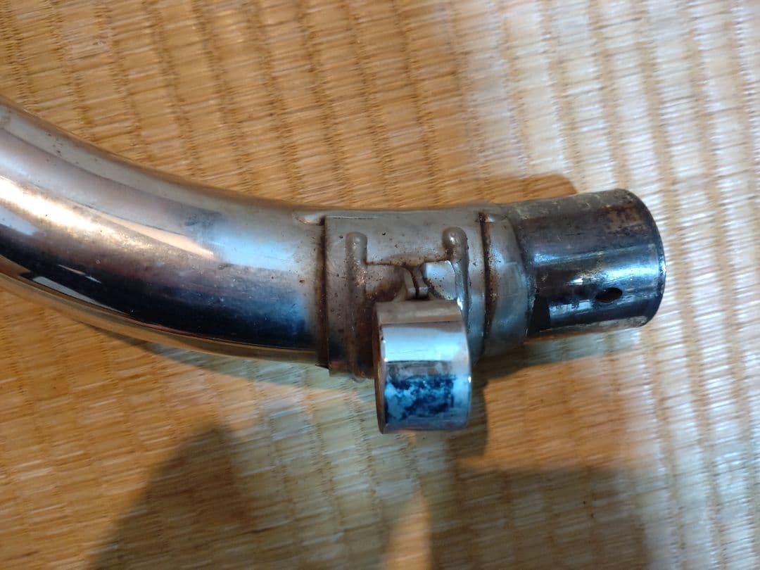 SR400 マフラー　純正エキゾーストパイプ