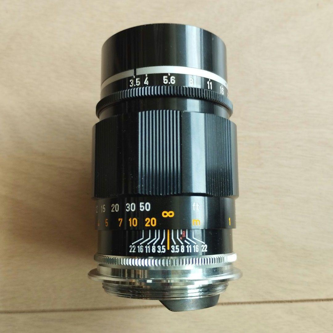 【美品】キヤノン　100mm F3.5　Ⅲ　Lマウント　 純正前後キャップ付き