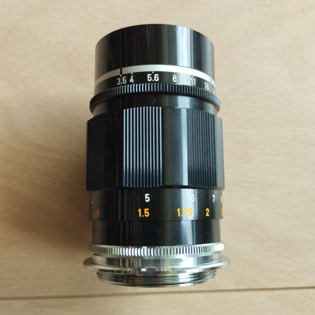 【美品】キヤノン　100mm F3.5　Ⅲ　Lマウント　 純正前後キャップ付き