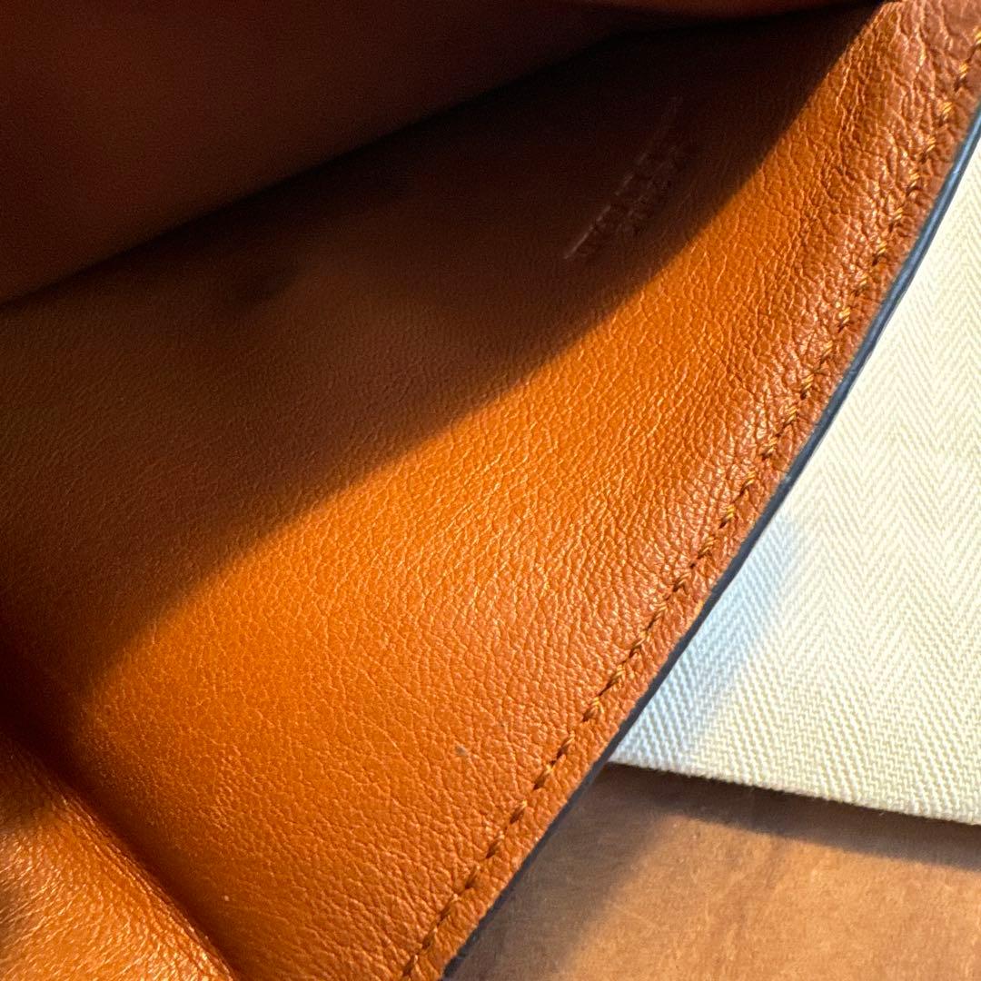 yuu@フォロー割り実施中‼️ 専用 LOEWE 二つ折り財布 ネイビー レザー