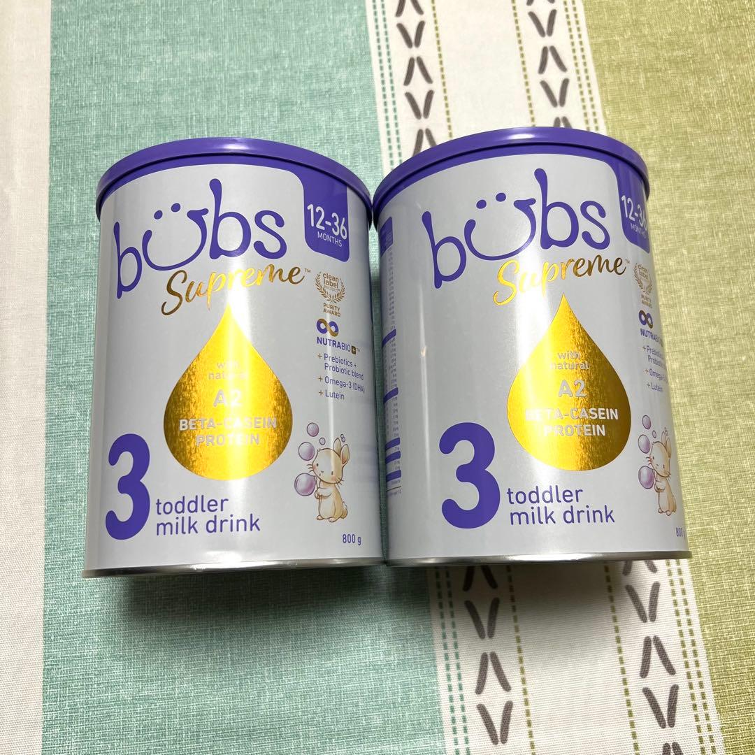【新品未開封】☆Bubs☆ A2 粉ミルク ステップ3 800g×2 匿名配送