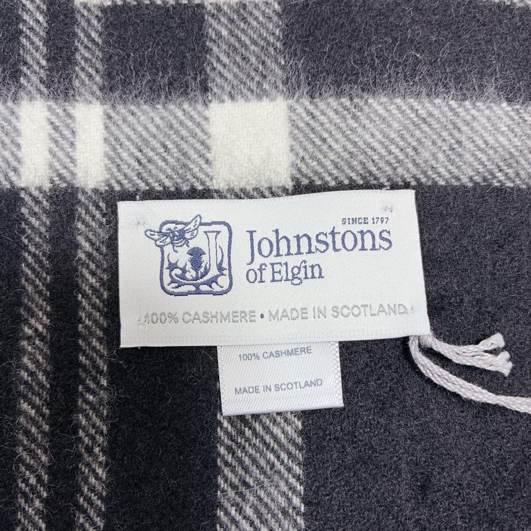 新品タグ付✨ ジョンストンズ 大判 ストール カシミヤ100% スコットランド製