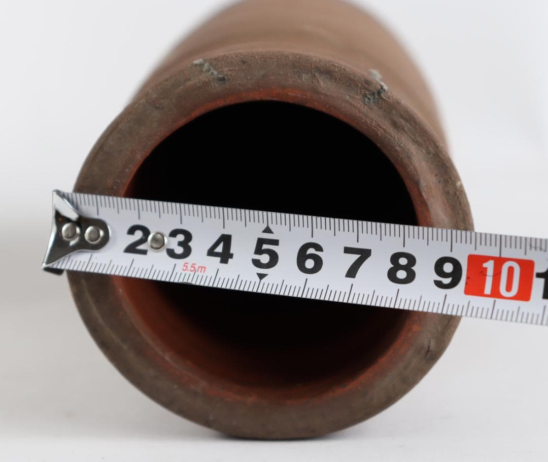 備前 人間国宝 藤原雄 花入 共箱