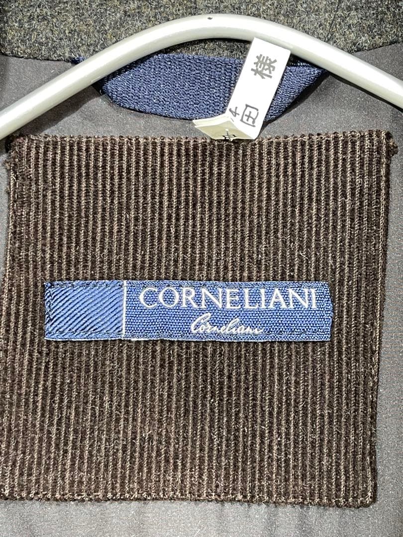 196 CORNELIANI コルネリアーニ 厚手 ウール コート 48/M相