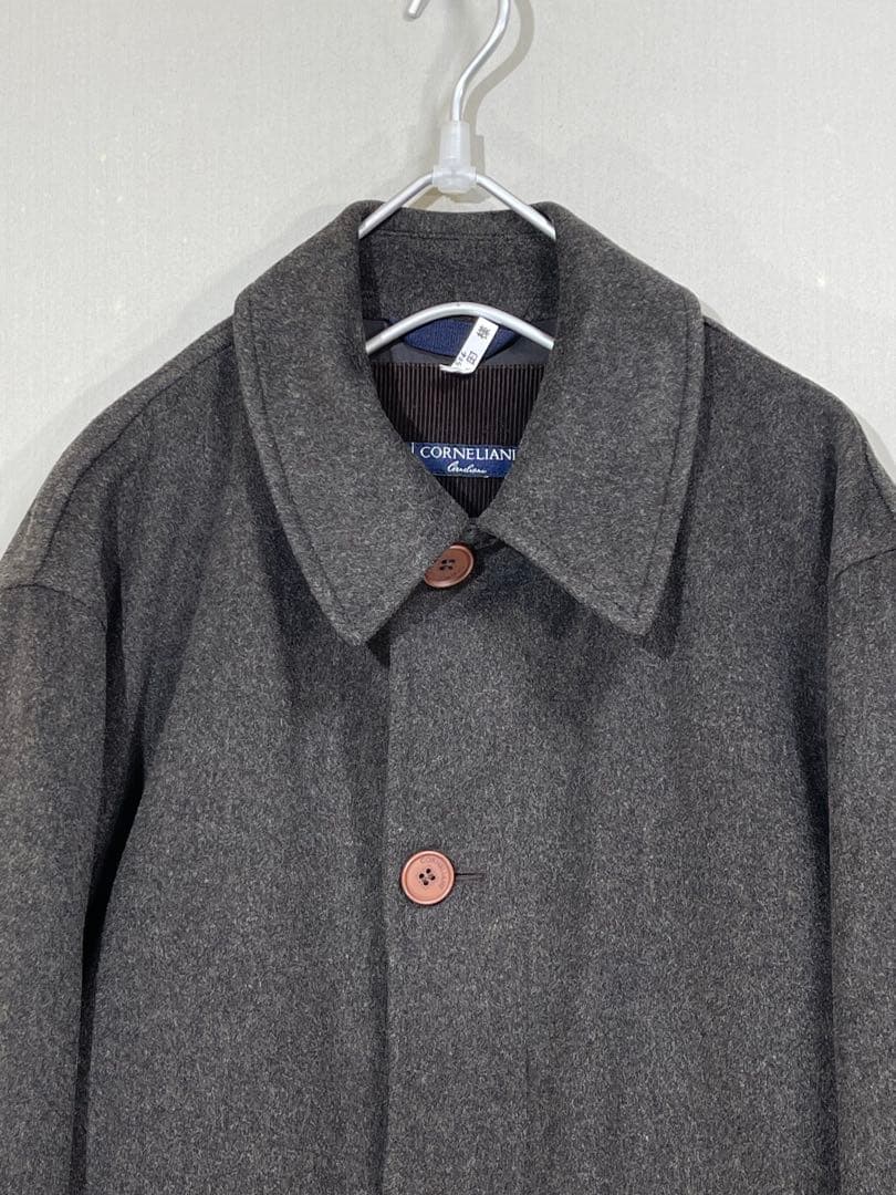 196 CORNELIANI コルネリアーニ 厚手 ウール コート 48/M相
