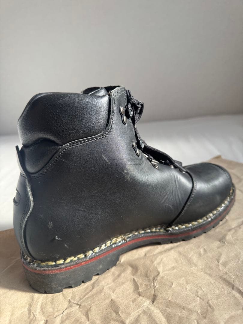 GAERNE ガエルネ　FUGA フーガ　レザー製ハイカットブーツ ブラック