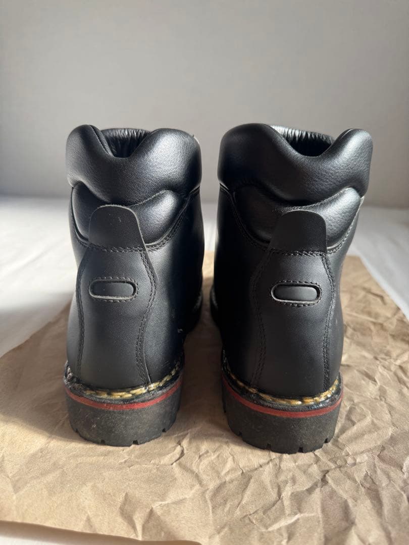 GAERNE ガエルネ　FUGA フーガ　レザー製ハイカットブーツ ブラック