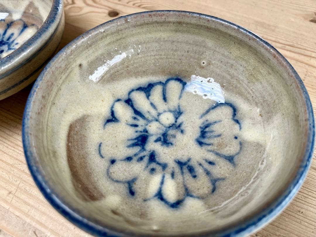 【値下げしました】伊藤聡信さん　印判4寸鉢　2枚