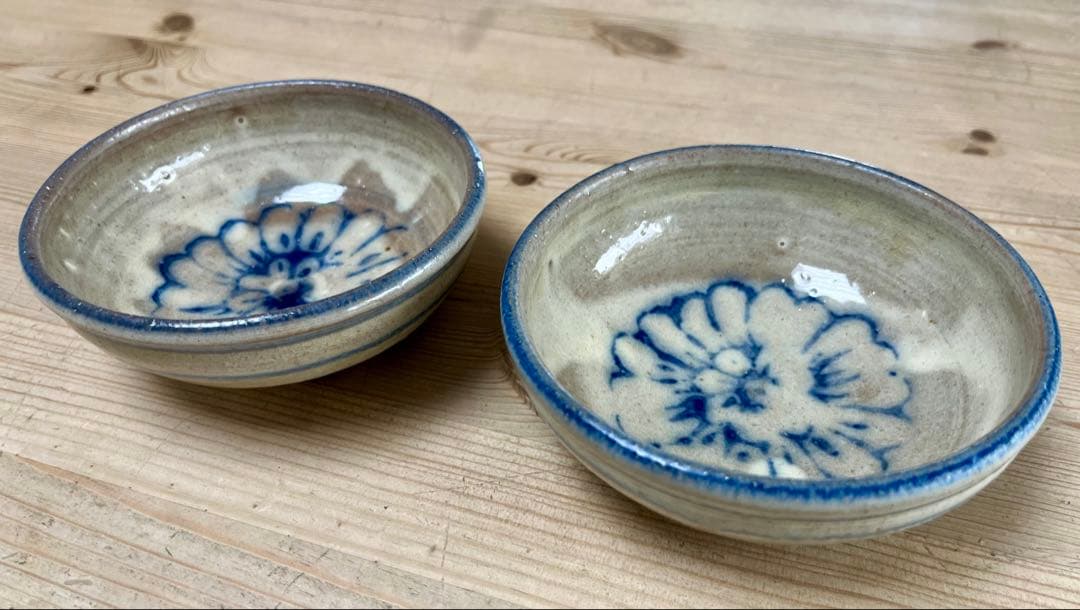 【値下げしました】伊藤聡信さん　印判4寸鉢　2枚