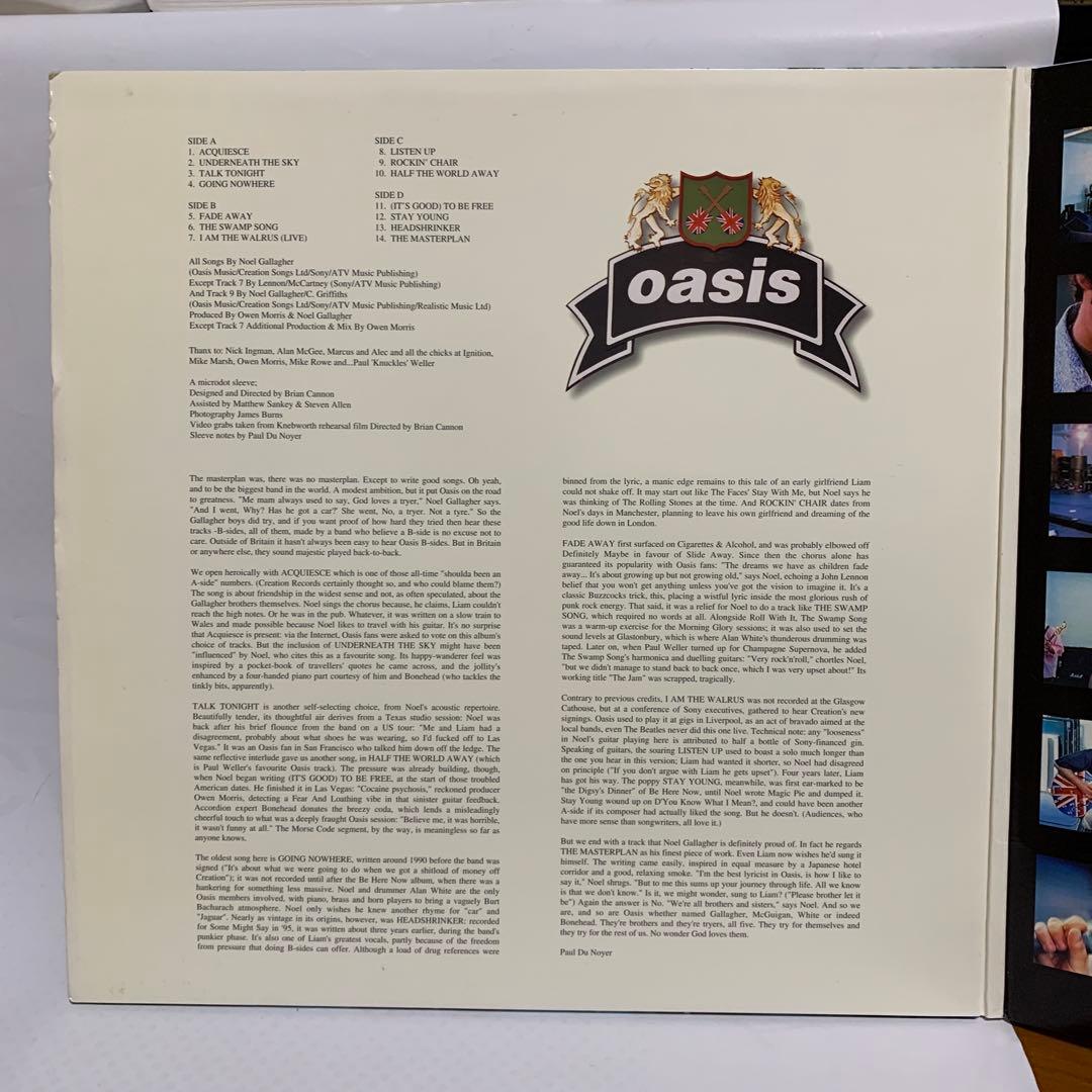 Oasis THE MASTERPLAN レコード1998年