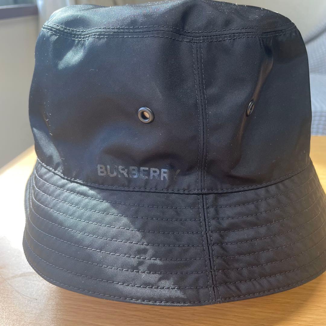 【美品】Burberry バーバリー　バケットハット　リバーシブル　チェック柄