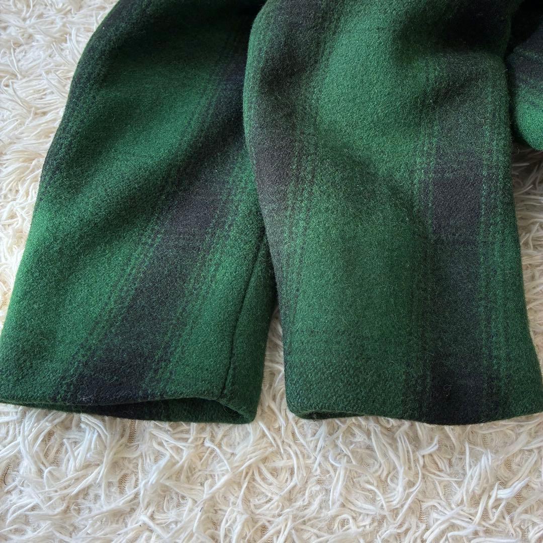 GAME Sportswear USA製 オンブレ ウール混ピーコート 42